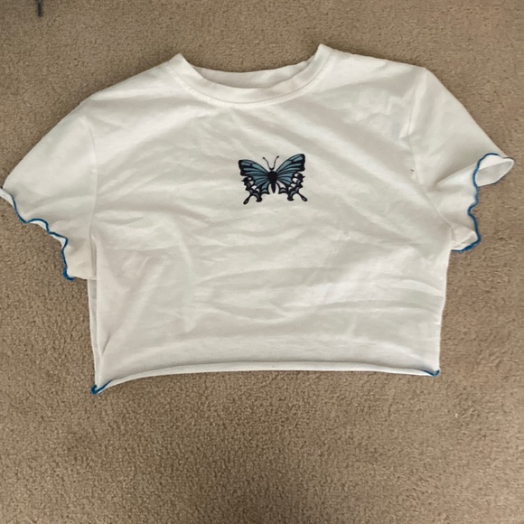 Butterfly crop top - Picture 1 of 2